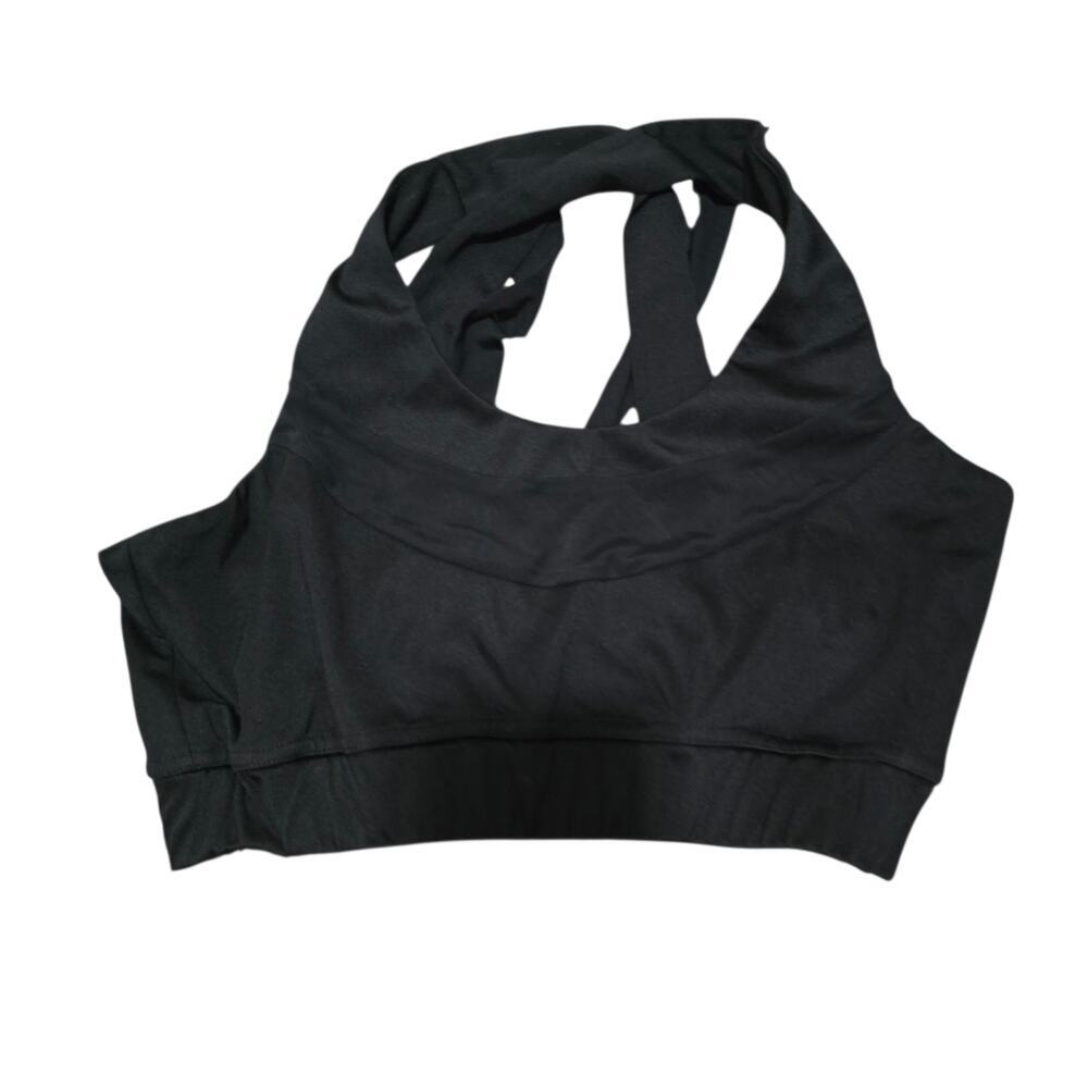 Toned by Ashy Bines Black Sports Bra Size Medium